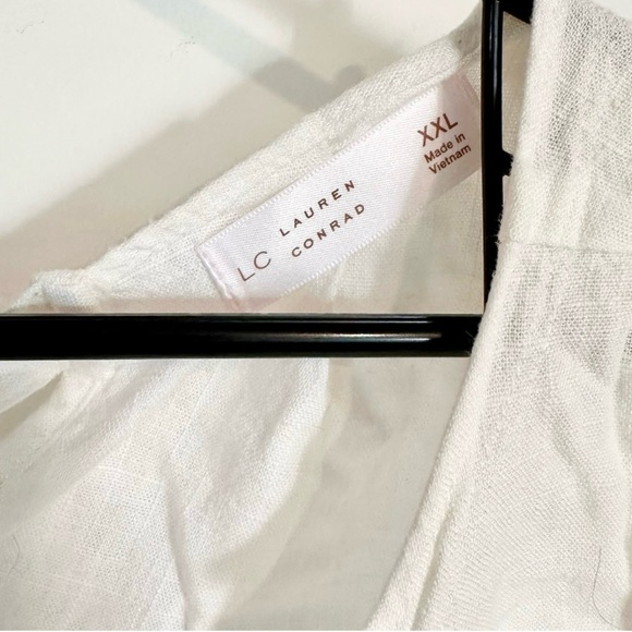 LC Lauren Conrad Off White Blouse - XXL - Picture 2 of 4